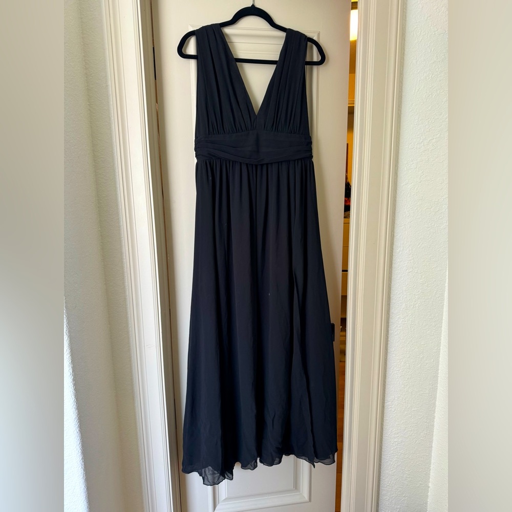 Lulus heavenly hues maxi dress - black